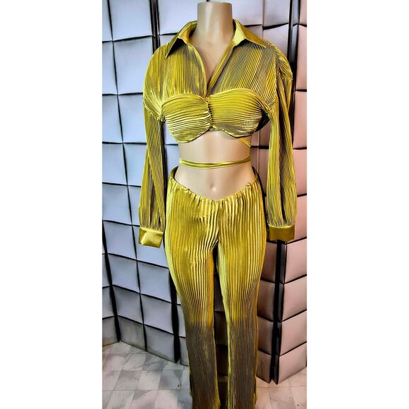 Carli Misguided 2 piece pant set - Picture 1 of 9